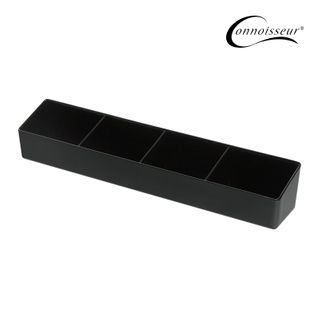 Black Long Sachet Holder 4 Compartment