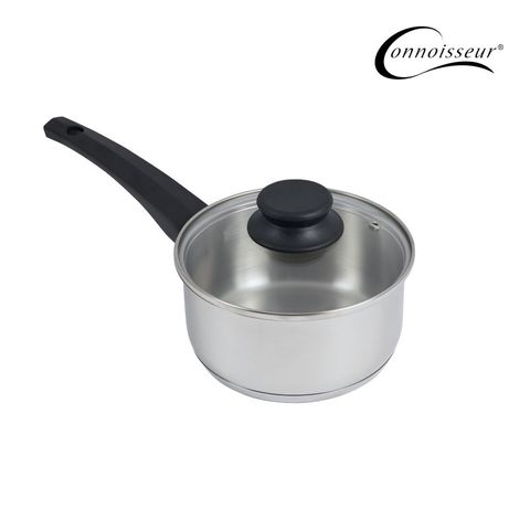 Stainless Steel Saucepan With Glass Lid 16cm