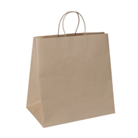 Brown Jumbo Twist Handle Carry Bag Ct150