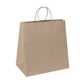 Brown Jumbo Twist Handle Carry Bag Ct150
