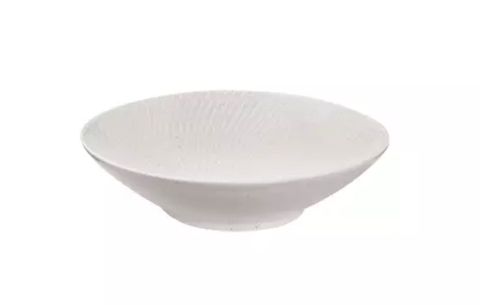 Luzerne Zen Round Bowl White Swirl 210 X 59mm 860ml