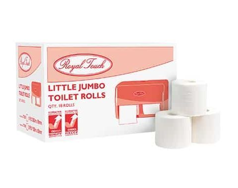 Toilet Roll Little Jumbo 2Ply 120M X 18 Rolls PERFERATED