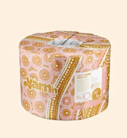 Yarn'n Toilet Tissue Recycled 3 Ply 360 Sheet Mint Wrapped