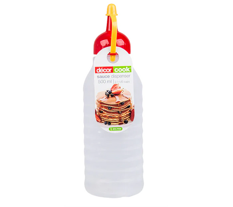 Sauce Dispenser Bottle Clear 500Ml