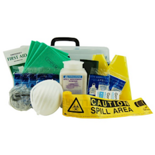 Livingstone Chemical Spill Kit With Instruction Sheet