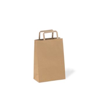 #40 Flat Handle Natural Brown Bag 285X20 / 50 (5)