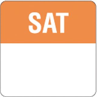 Removable Label Square 40mm Saturday /500