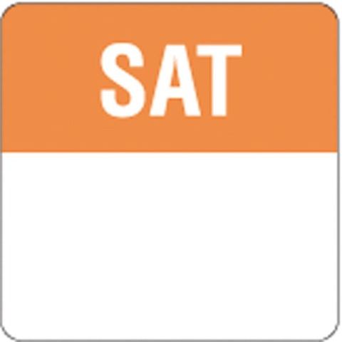 Removable Label Square 40mm Saturday /500
