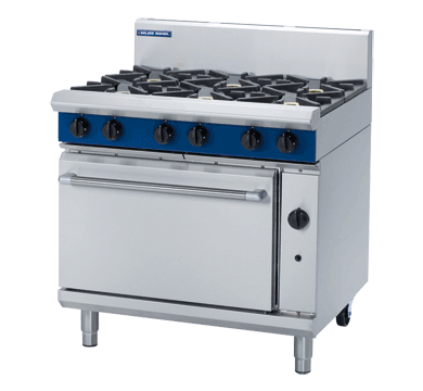 Blueseal Gas Operated Heavy Duty Range With Static Oven LP Gas 900mm