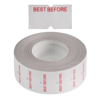 Best Before Labels 21X12Mm Roll 1000 (5 Pack)