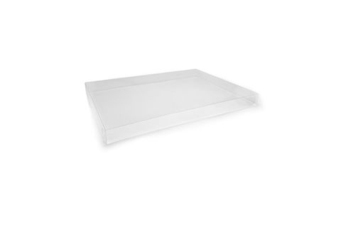 RPet Catering Tray Lid Medium Clear