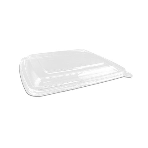 PET Lid Square Takeaway Tray 9" 3 Compartment