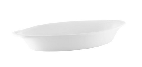 Vitroceram Oval Gratin Dish 220 X 105mm 225ml White