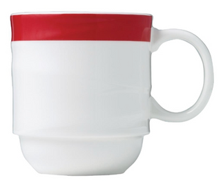 Maxadura Resonate Red Stack Coffee Mug 350Ml /12