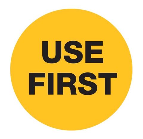 Labels Permanent 80Mm Use First /500