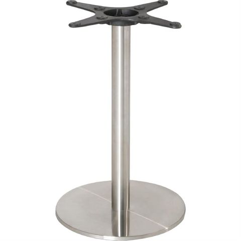 Bolero Stainless Steel Round Table Base
