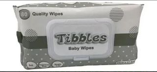 Tibbles Baby Wipes 80 Wipes