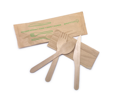 Economy Fork/Knife/Napkin Cutlery Set