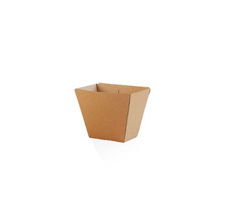 Chip Cup Corrugated Brown