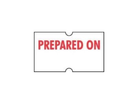 Prepared On Lables 5 X 1000 Lables