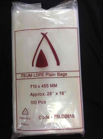 Polybag Plain 455X710X75Um / 100Pack