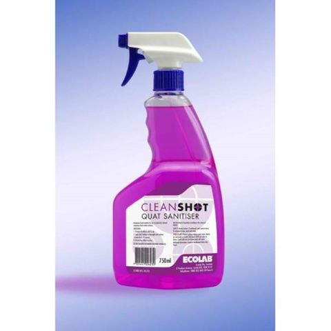 Ecolab Cleantec Quat Sanitiser 750ml RTU /6