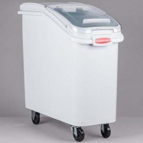 Rubbermaid Ingredient Bin With Scoop White 100L