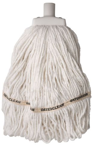 Oates Duraclean Round Cut Mop Head 350Gm White