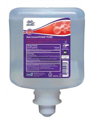 Deb Instant Foam Non Alcohol Sanitiser 1Lt/6