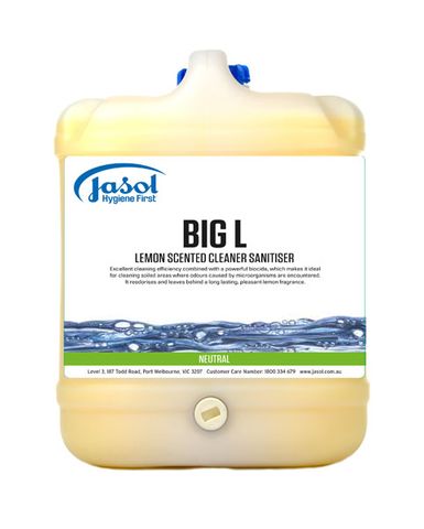 Jasol Big L Lemon Cleaner Sanitiser 20Lt