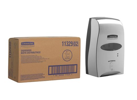 KCA Brushed Metallic Plastic Dispenser To Suit