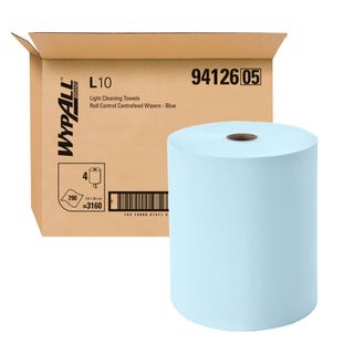 Wypall L10 Regular Centrefeed Wipe Blue 300M X 18C