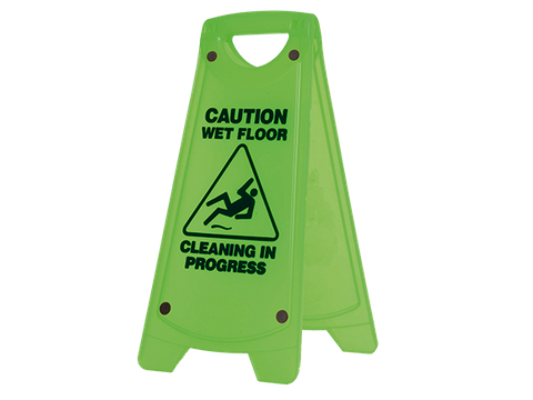 Oates Nonslip A Frame Caution Sign Green