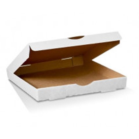 11" Plain White Pizza Box Pkt100