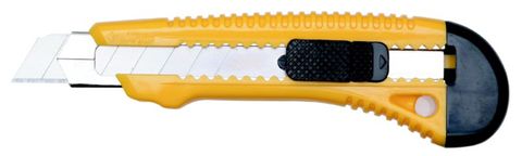 Packing Knife Large Plastic Yellow 18Mm