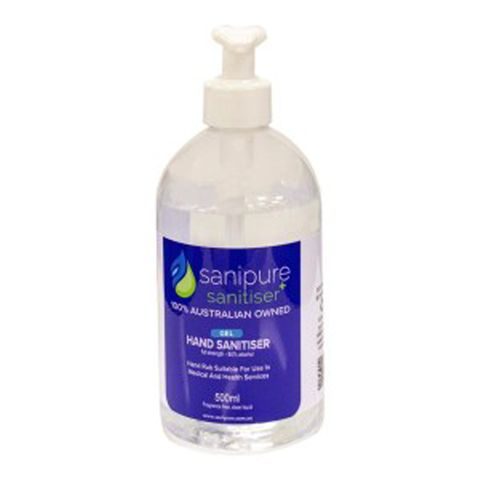 250Ml Hand Sanitiser Gel Pump 80% Alc 12/Carton