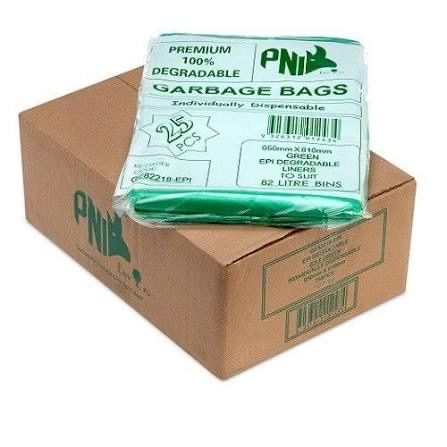 82Lt Epi Green Garbage Bag / 250 Ctn
