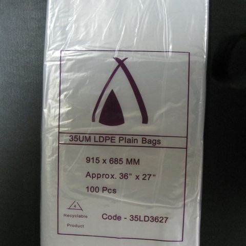 Polybag Plain 915X685X35Um /500 Ctn