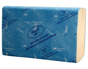 Hand Towel Slimline Regal 250Sht 23 X 24Cm 8Cm /16
