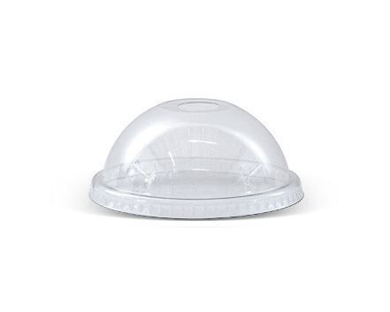 Greenmark PET Cold Cup Dome Lid Die-Cut Clear 84mm