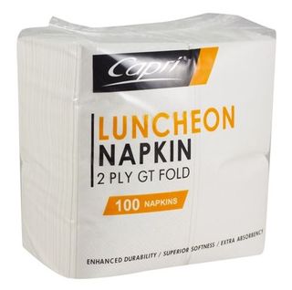 Napkins 2Ply Lunch GT Fold White /2000