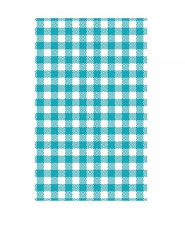 Gingham Greaseproof Paper Teal 190 X 310mm