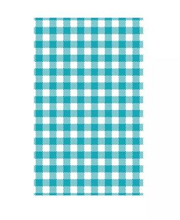 Gingham Greaseproof Teal 190 X 310mm