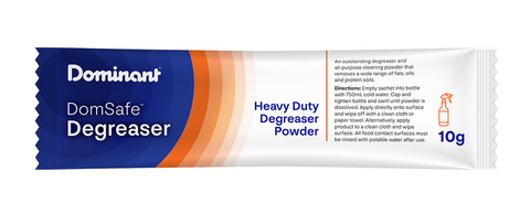 Dominant DomSafe Degreaser 10g Sachets