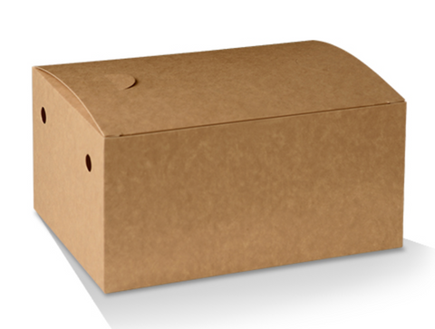 Greenmark Snack Box Large Kraft 190 X 110 X 68mm