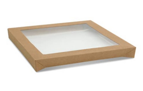 Greenmark Square Catering Tray Lid With PET Window Small 180 X 180 X 30mm