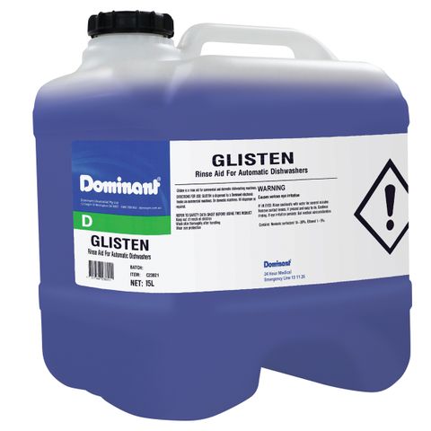 Dominant Glissen Rinse Aid 15Lt