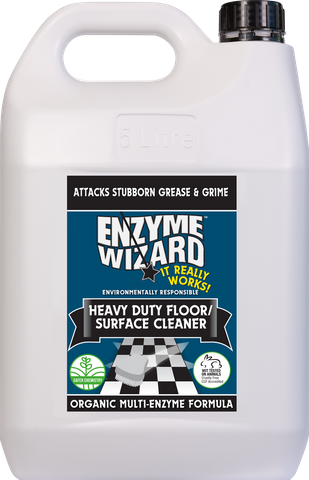 Enzyme Wizard Heavy Duty Floor Cleaner 5L (Black)