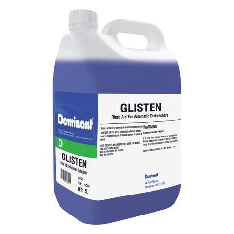 Dominant Glisten Rinse Aid 5Lt