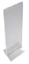 Menu Stand Portrait 125x190mm Double Sided Clear Acrylic